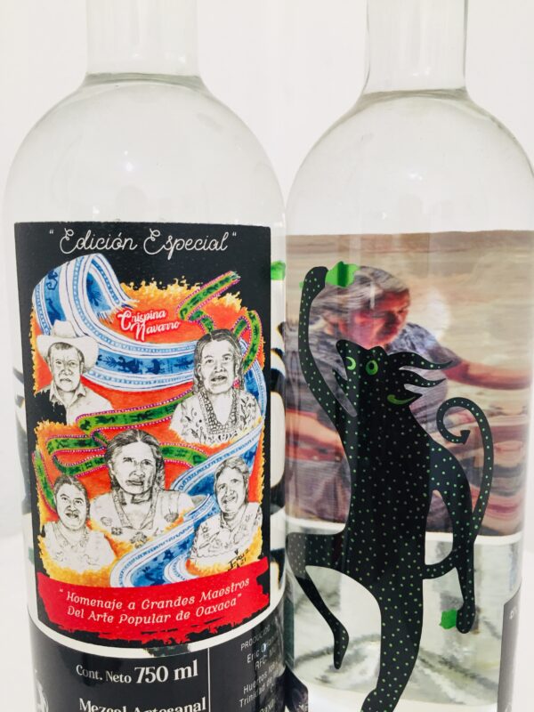 Crispina Navarro - Botella de Mezcal Edicion Especial - 9 Espíritus Mezcal